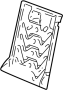12457050 Seat Back Panel (Rear, Upper)