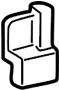 10406137 Retainer. Clip. Trim. Pillar. (Front, Lower)