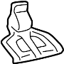 10299843 Door Armrest Bracket