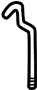 10254432 Door Lock Operating Rod (Rear)