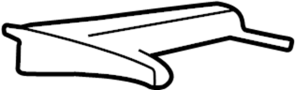 12458956 Quarter Panel Gutter (Upper, Lower)