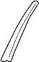 10308241 Door Reveal Molding (Front, Rear, Upper)