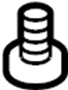 Image of Bolt. HeadLight. (Lower). A screw that is used to. image