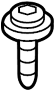 View Bolt. Hinge. (Front, Rear, Upper, Lower) Full-Sized Product Image