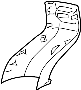 25887128 Panel Assembly - Floor Console TR. (Rear, Lower)
