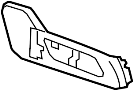 84176426 Seat Frame Trim Panel (Front, Lower)