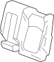 Image of Seat Back Cushion Cover image for your 2018 Chevrolet Traverse    