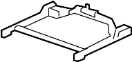 Image of Seat. (Rear). Rails to which the Seat. image for your 1993 GMC C2500  Sierra Extended Cab Pickup Fleetside  
