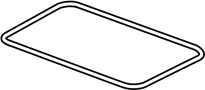 20814012 Sunroof Glass (Right, Front)