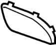 15805433 Seat Belt Retractor Cover