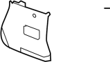 25847967 Body C-Pillar Trim Panel (Front, Rear)