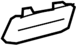 22758642 Seat Belt Guide (Rear)