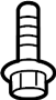 View Bolt. Bracket. Mount. (Front, Rear, Upper, Lower) Full-Sized Product Image
