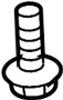 View Screw. Grille. (Upper) Full-Sized Product Image