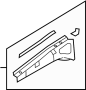 10307808 Fender Rail (Front, Upper)