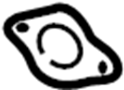View Gasket. Pipe. (Front) Full-Sized Product Image