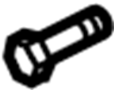 15208539 Seat Back Recliner Adjustment Handle Bolt (Rear)