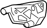Image of Bracket. Mount. Engine. (Front, Upper). Engine Mount Bracket. image for your 2007 Chevrolet Suburban 2500   
