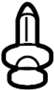 View Retainer. Clip. Cover. Baffle. Support. (Upper, Lower) Full-Sized Product Image