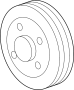 View Engine Water Pump Pulley Full-Sized Product Image