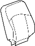 Image of Seat Back Cushion Cover image for your Chevrolet