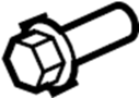 View Bolt. Pulley. Crankshaft.  Full-Sized Product Image