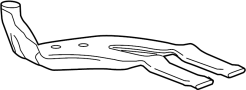 View Instrument Panel Air Duct (Rear, Lower) Full-Sized Product Image