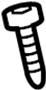 11570146 Seat Belt Lap and Shoulder Belt Bolt (Upper, Lower)