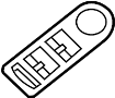 9068564 Door Window Switch Bezel