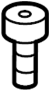 View Bolt. Bumper. Cover. Screw. (Rear, Upper, Lower) Full-Sized Product Image