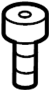View Bolt. Bumper. Cover. Screw. (Rear, Upper, Lower) Full-Sized Product Image