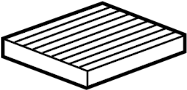 View Cabin Air Filter Full-Sized Product Image