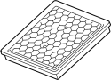 View Engine Air Filter Full-Sized Product Image