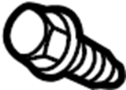 View Bolt. Mount. Bracket. Bar. Engine. (Front, Rear, Upper, Lower) Full-Sized Product Image
