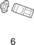 View Door Lock Striker Plate Full-Sized Product Image