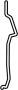 13308200 Door Lock Operating Rod (Front)