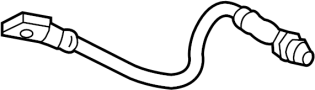 Hose. Brake. Hydraulic. Line. (Rear). A flexible Hose.