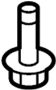 Image of Bolt. Arm. Control. (Front, Rear, Upper, Lower). A fastener used to. image for your Chevrolet