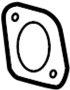 View Gasket. Muffler. Pipe. (Front, Rear) Full-Sized Product Image