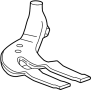 View Instrument Panel Air Duct (Rear, Lower) Full-Sized Product Image