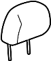 90804444 Headrest