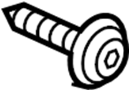 View Screw. Bolt. Panel. Trim. Bumper. (Upper, Lower) Full-Sized Product Image