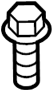 View Bolt. Mount. Bracket. Bar. Engine. (Front, Rear, Upper, Lower) Full-Sized Product Image