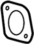 View Gasket. Pipe. (Front, Rear, Lower) Full-Sized Product Image
