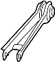 84380557 Arm. Lateral. (Front, Rear, Upper, Lower)