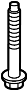 11611264 Bolt. (Front, Rear)