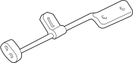 Image of Alternator Brace (Rear) image for your 2016 GMC Savana 3500 Base Extended Cargo Van  