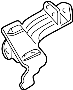 Image of Bracket. Mount. (Front, Rear, Upper, Lower). A Bracket for a a/c. image for your 2016 GMC Savana 3500 LS Extended Passenger Van 6.0L Vortec V8 CNG A/T 