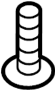 Image of Bolt. Screw. (Front, Rear, Upper, Lower). A Bolt used to attach. image for your 2022 Chevrolet Tahoe    