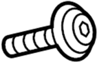 View Screw. Bolt. Panel. Trim. Bumper. (Upper, Lower) Full-Sized Product Image